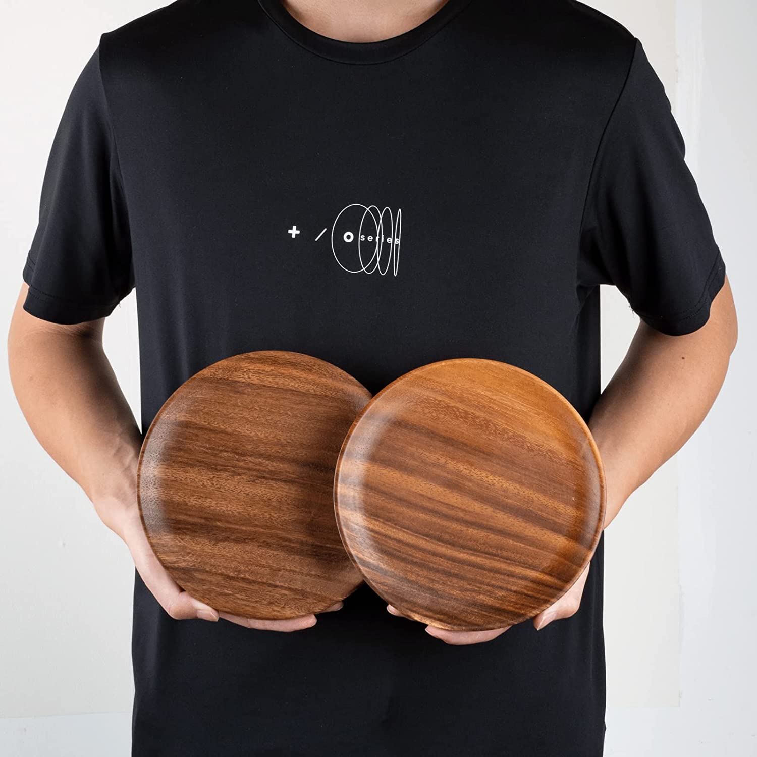Solid Wooden Plates