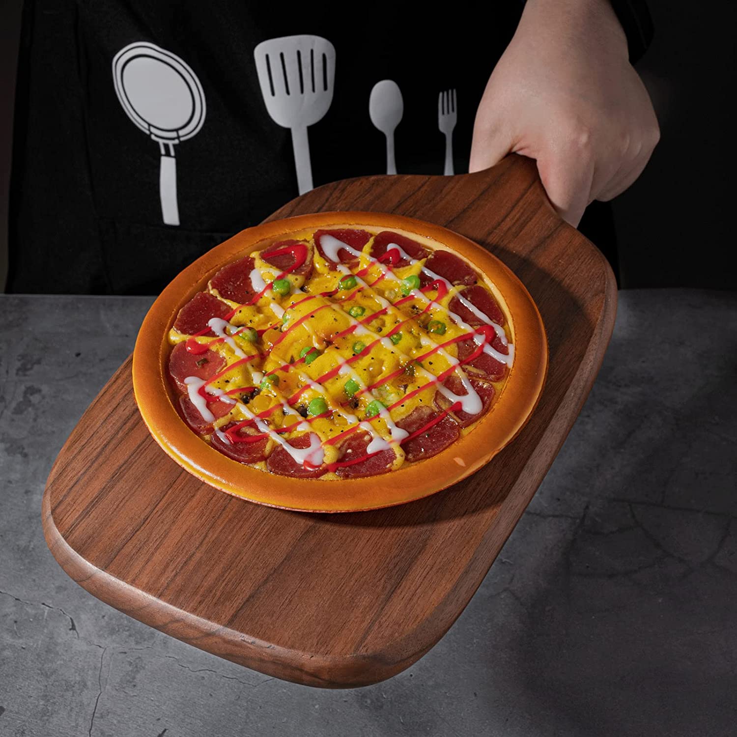 Food Serving Board Pizza